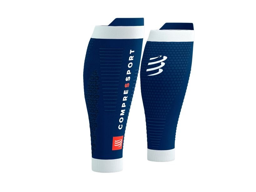 BÓ CALF COMPRESSPORT R2 3.0 - ESTATE BLUE WHITE
