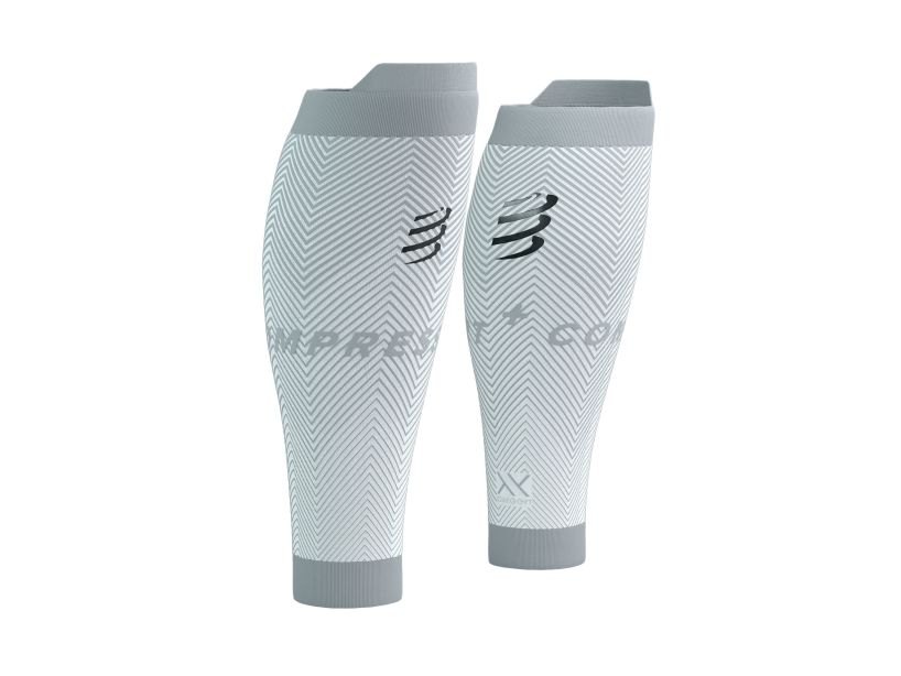 BÓ CALF COMPRESSPORT R2 OXYGEN - WHITE NEBEL GREY