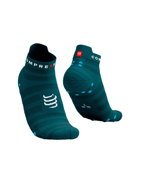 TẤT COMPRESSPORT PRO RACING SOCKS V4.0 ULTRALIGHT RUN LOW - SHADED SPRUCE