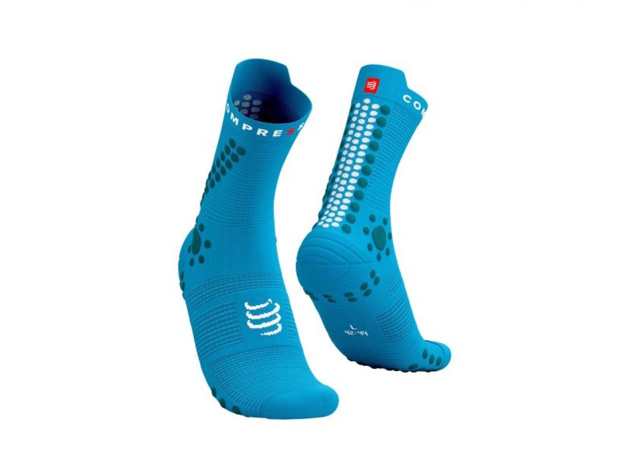 TẤT COMPRESSPORT PRO RACING SOCKS V4.0 TRAIL - HAWAIIAN OCEAN