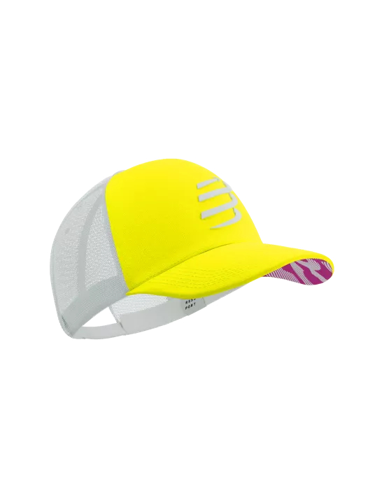 MŨ COMPRESSPORT TRUCKER CAP - YELLOW WHITE