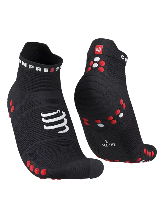 TẤT COMPRESSPORT PRO RACING SOCKS V4.0 RUNLOW - BLACK/RED