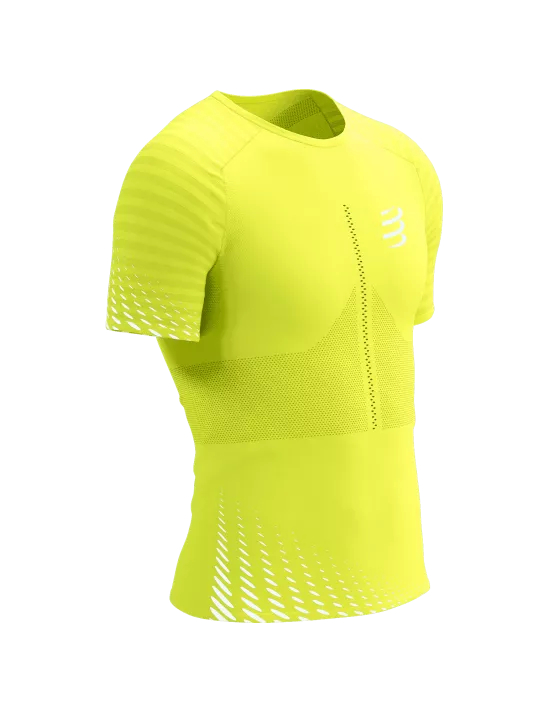 ÁO COMPRESSPORT RACING SS TSHIRT SAFE YELLOW/SLIVER