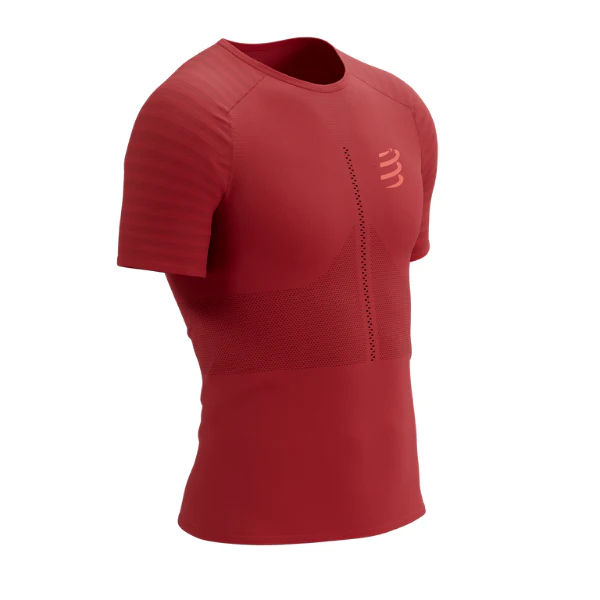 ÁO COMPRESSPORT RACING SS TSHIRT SAMBA RED