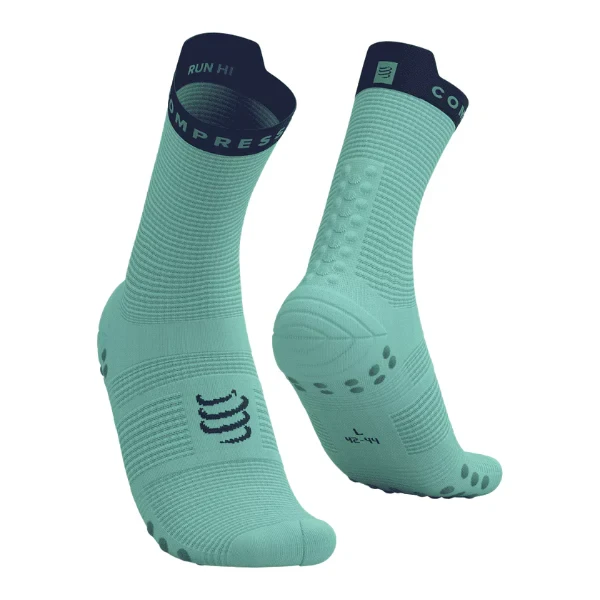 TẤT COMPRESSPORT PRO RACING SOCKS V4.0 RUNHIGH - SHELL BLUE/PUEPLE