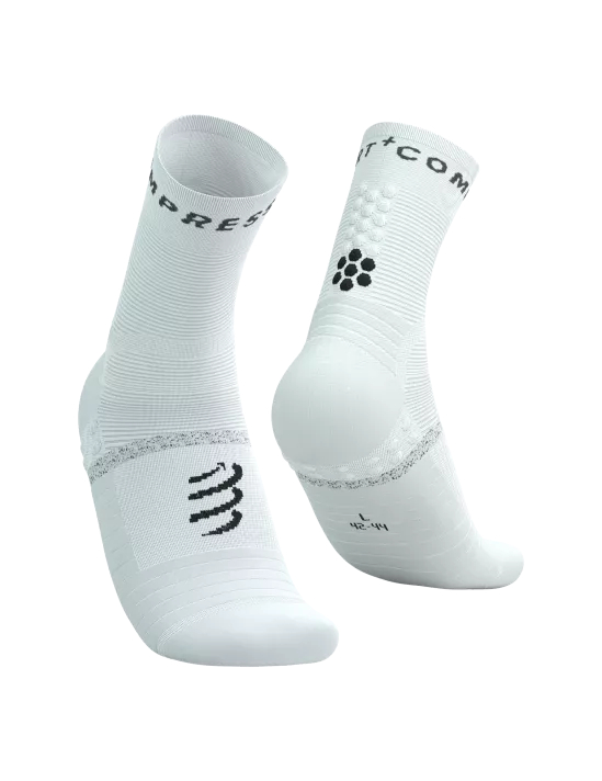 TẤT COMPRESSPORT PRO MARATHON - WHITE BLACK