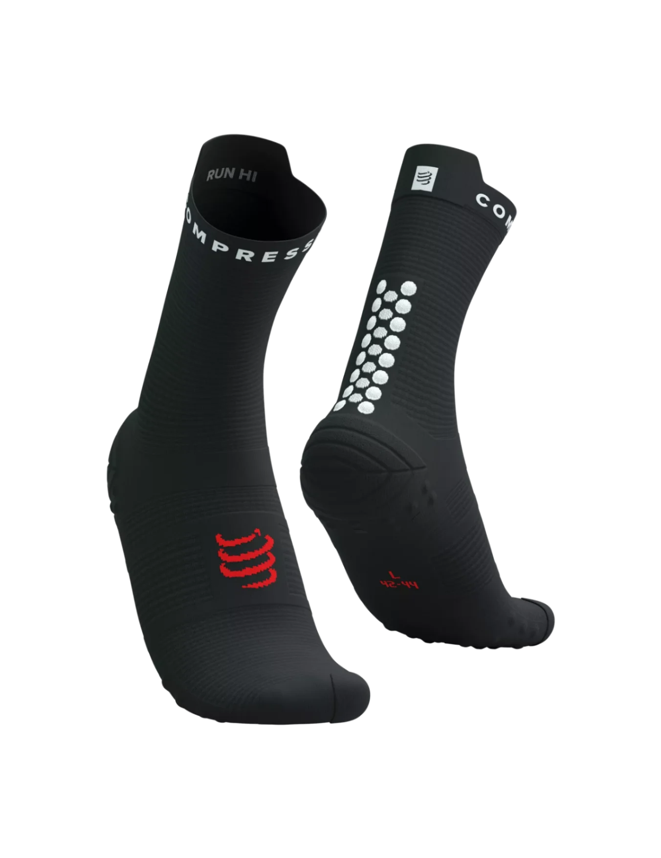 TẤT COMPRESSPORT PRO RACING SOCKS V4.0 RUNHIGH - BLACK WHITE