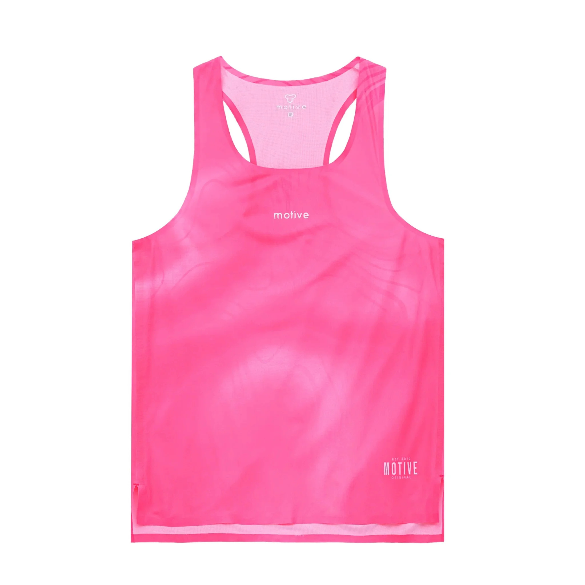ÁO CHẠY BỘ NỮ MOTIVE WOMAN RACE SINGLET HỒNG