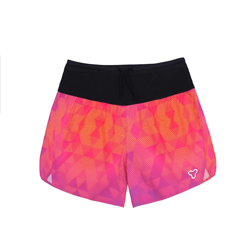 QUẦN CHẠY BỘ NỮ ĐA NĂNG MOTIVE WOMEN SHORT BELT HỒNG CAM