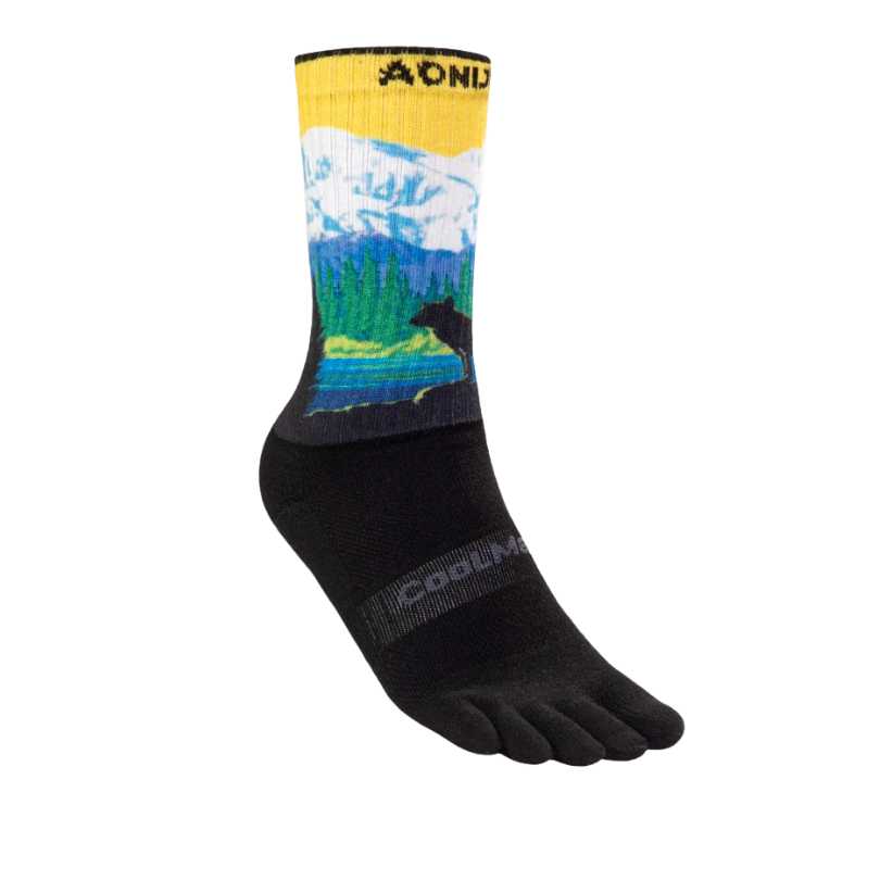 TẤT NGÓN CỔ CAO AONIJIE E4843 ĐEN TUYẾT