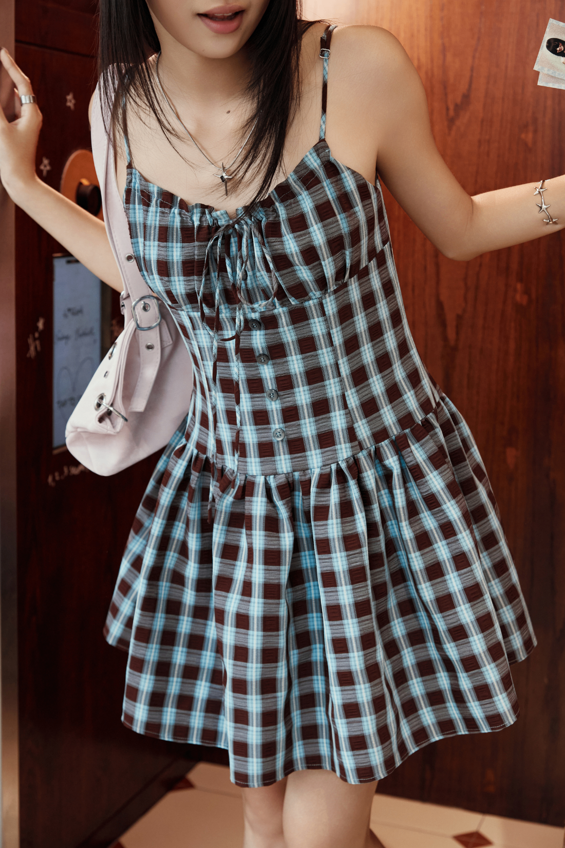 D470 GINGHAM DRESS