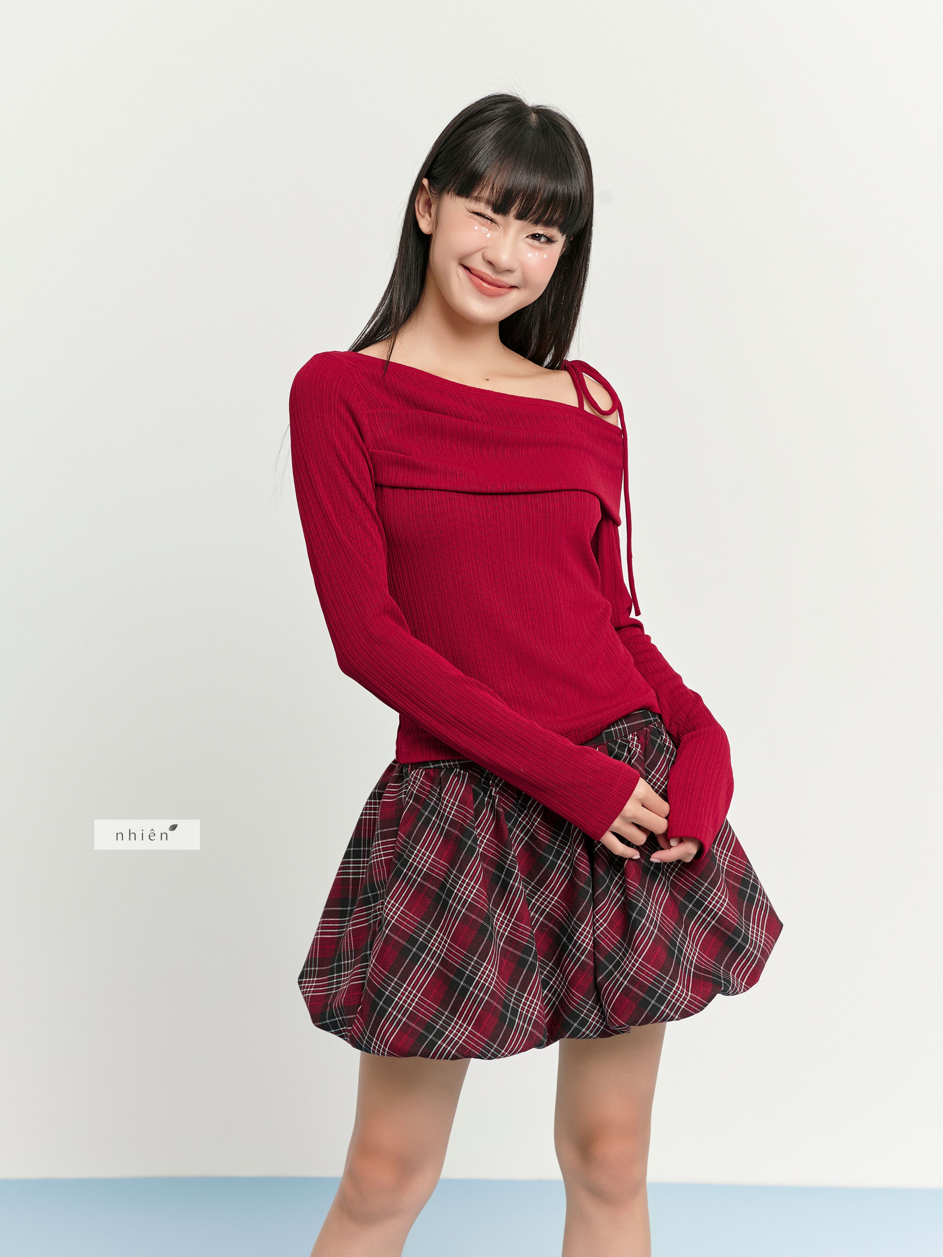 V320 VÁY BLUSH CARO