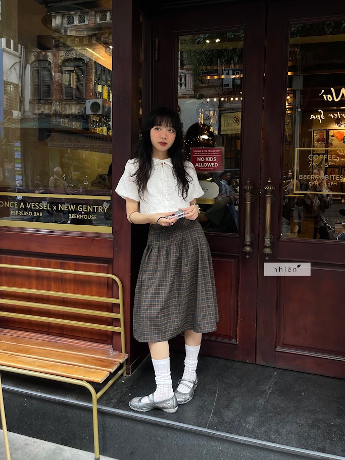V355 VÁY CARO LỬNG