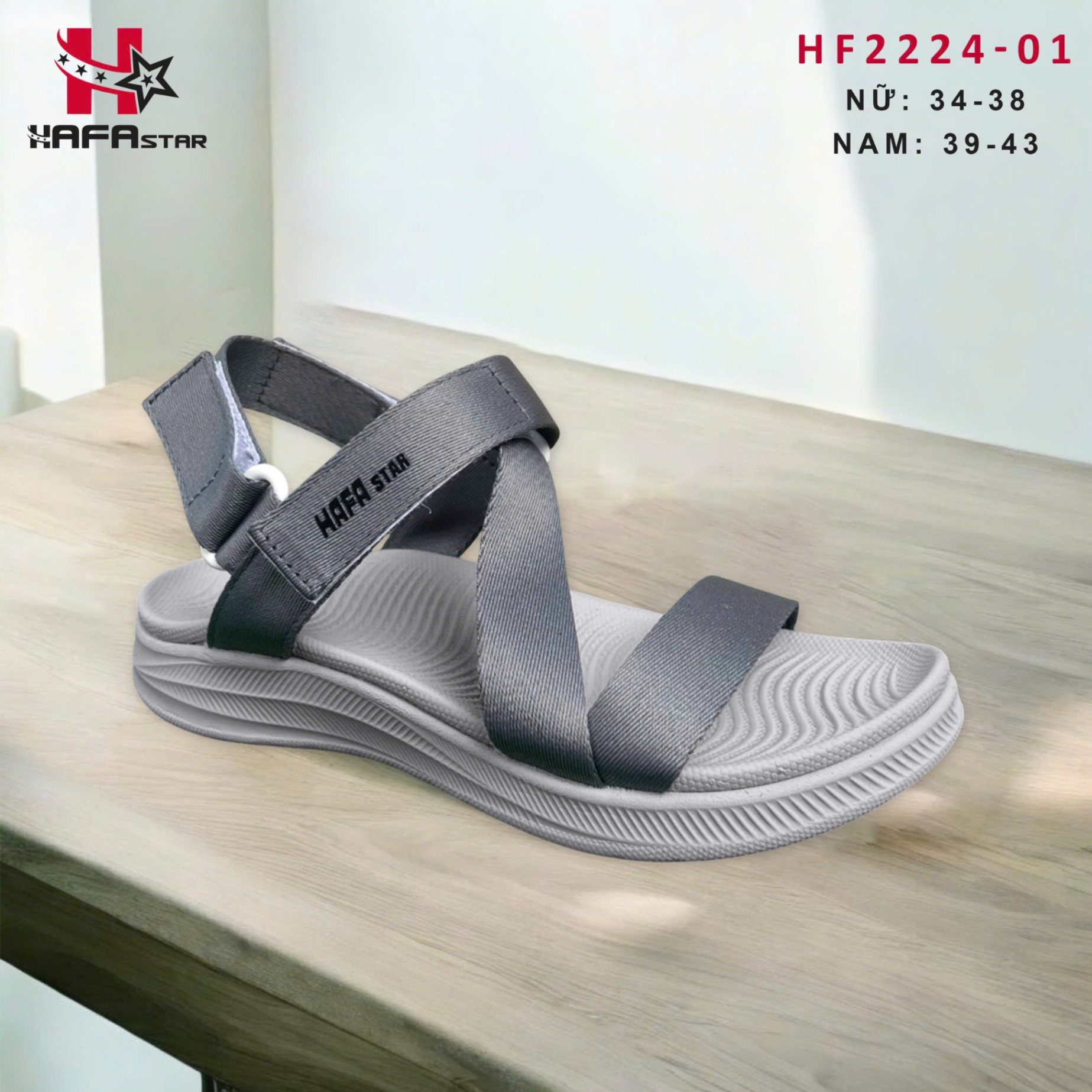sandals HF2224-01 (Nam/Nữ)