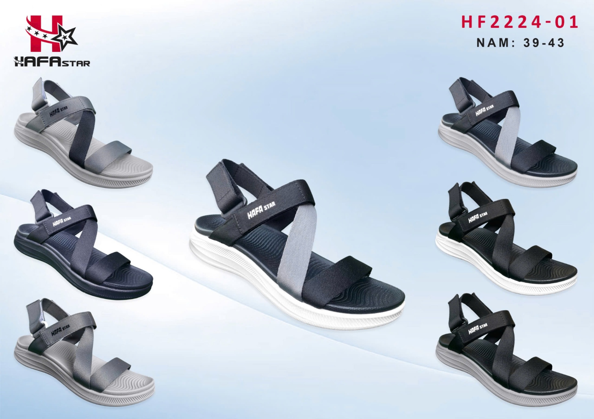 sandals HF2224-01 (Nam/Nữ)