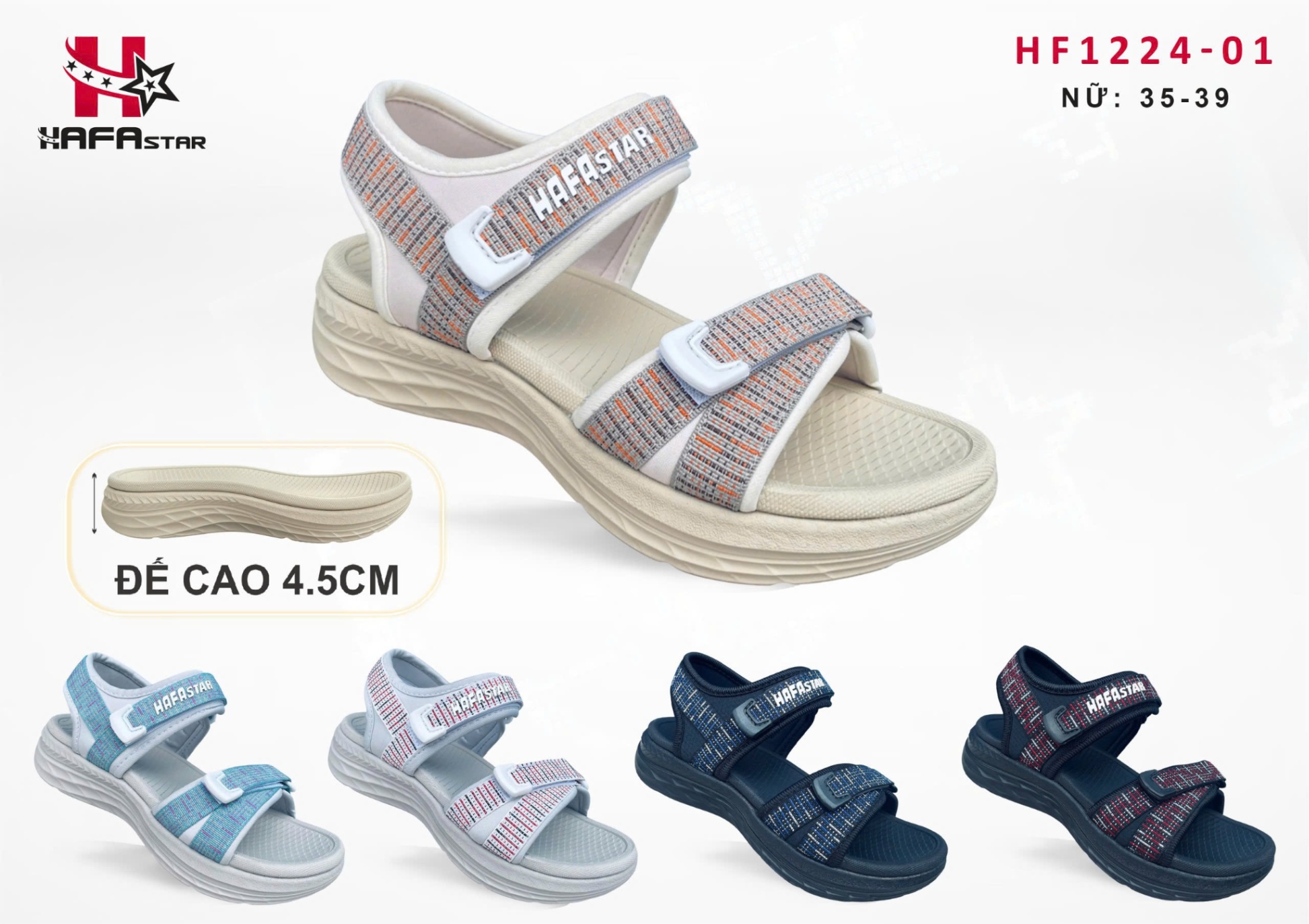 sandals HF1224-01 ( Nữ)
