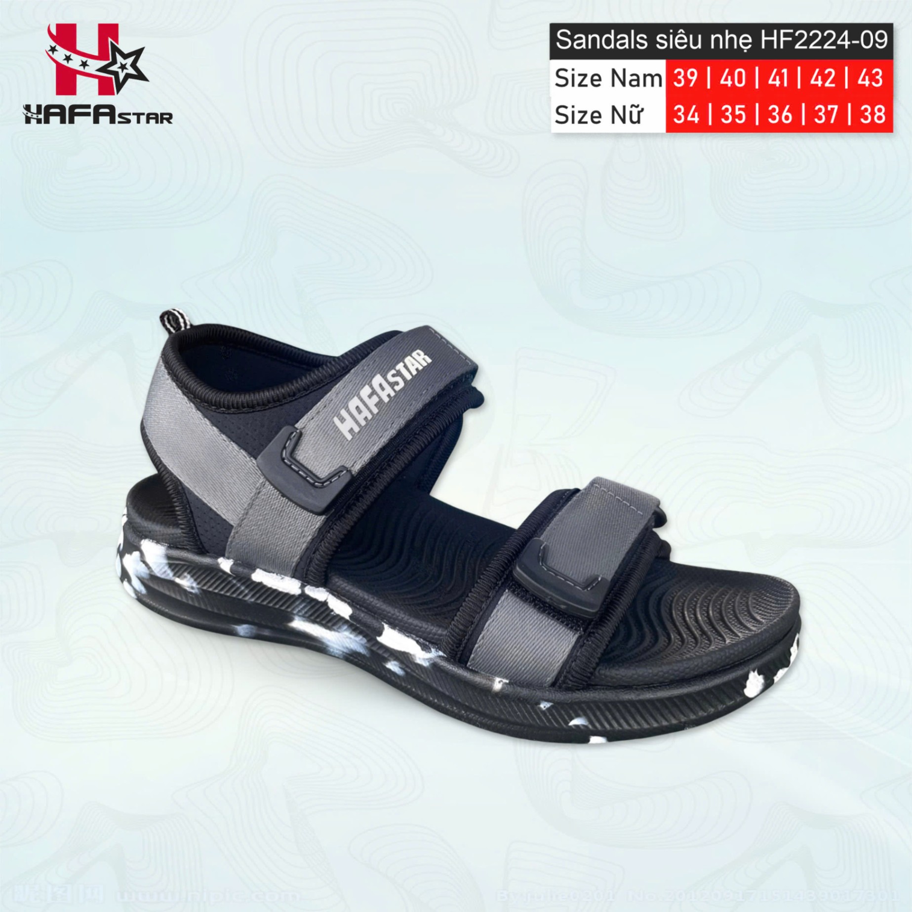 Sandals HF2224-09 (Nam/Nữ)