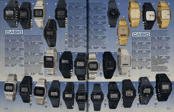 Lịch sử của thương hiệu đồng hồ Casio