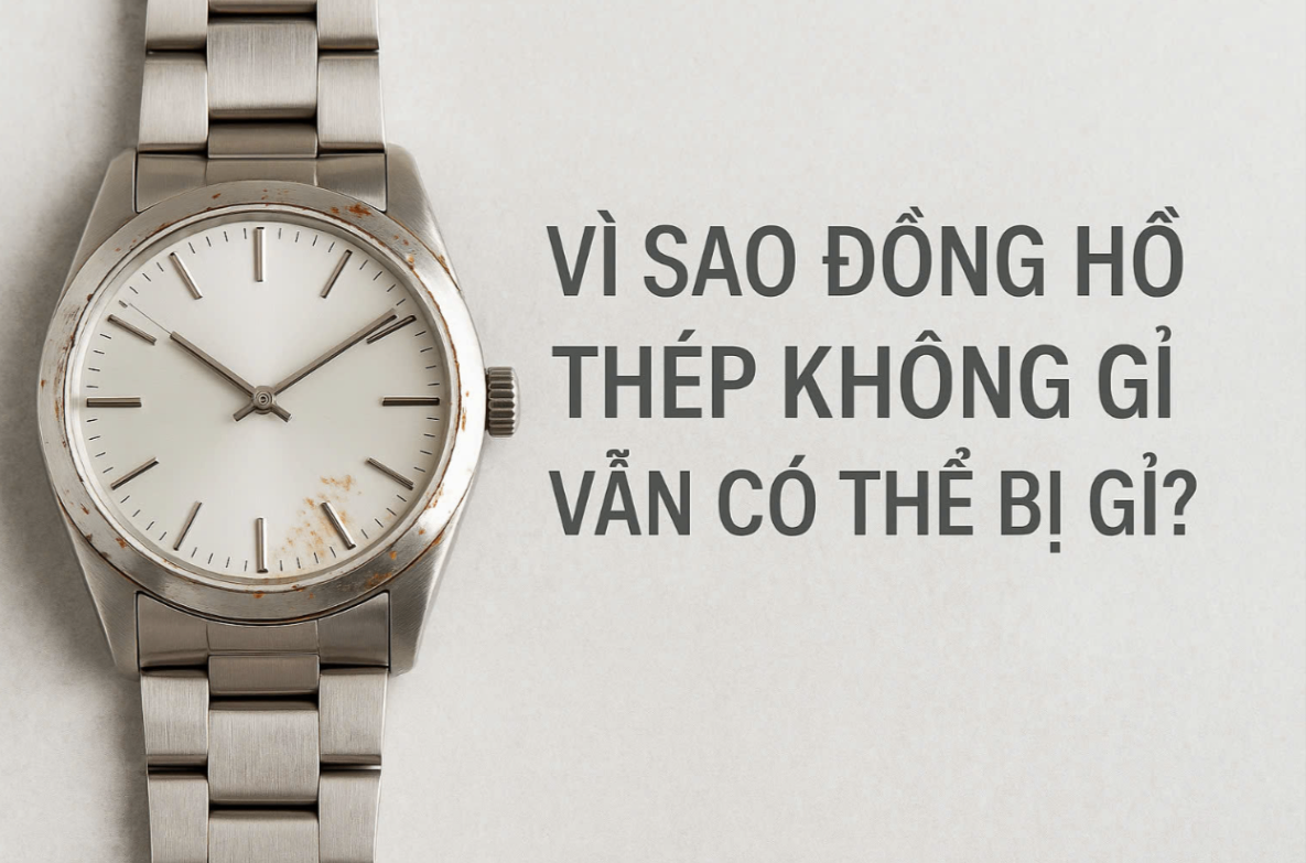 Vì Sao Đồng Hồ Thép Không Gỉ Vẫn Có Thể Bị Gỉ?