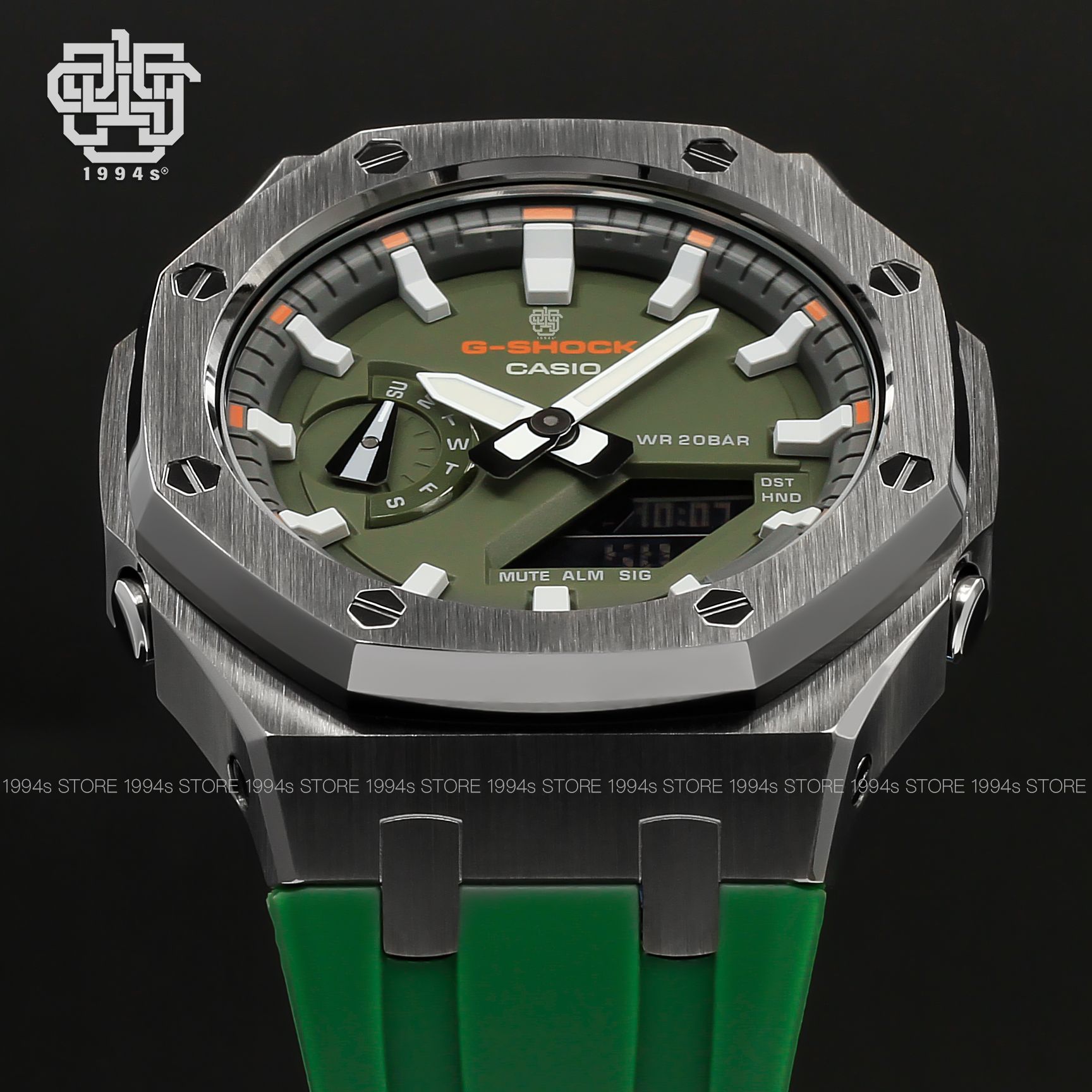 G-SHOCK GA-2100HC-4A CUSTOM AP TITANIUM x GREEN