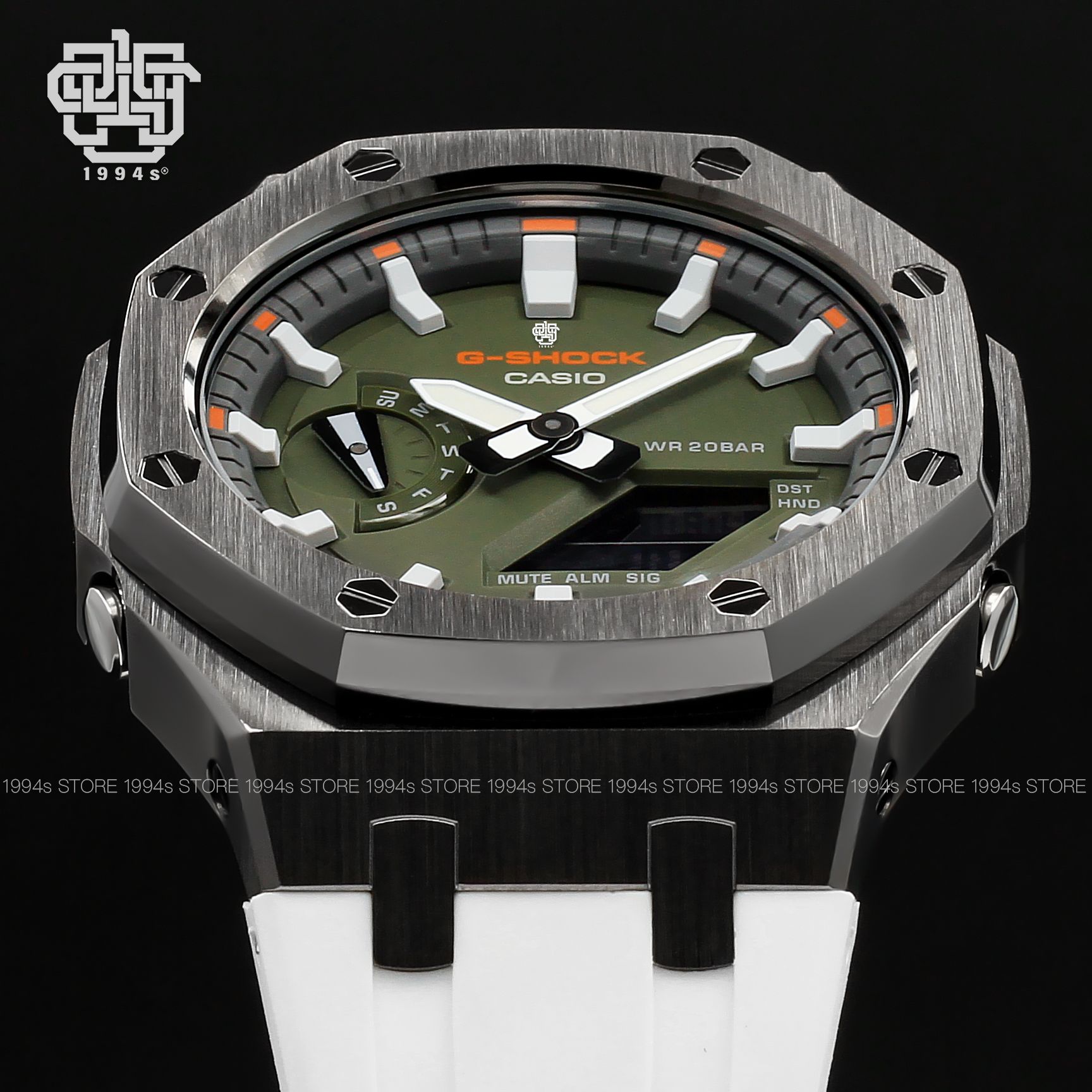 G-SHOCK GA-2100HC-4A CUSTOM AP TITANIUM x WHITE