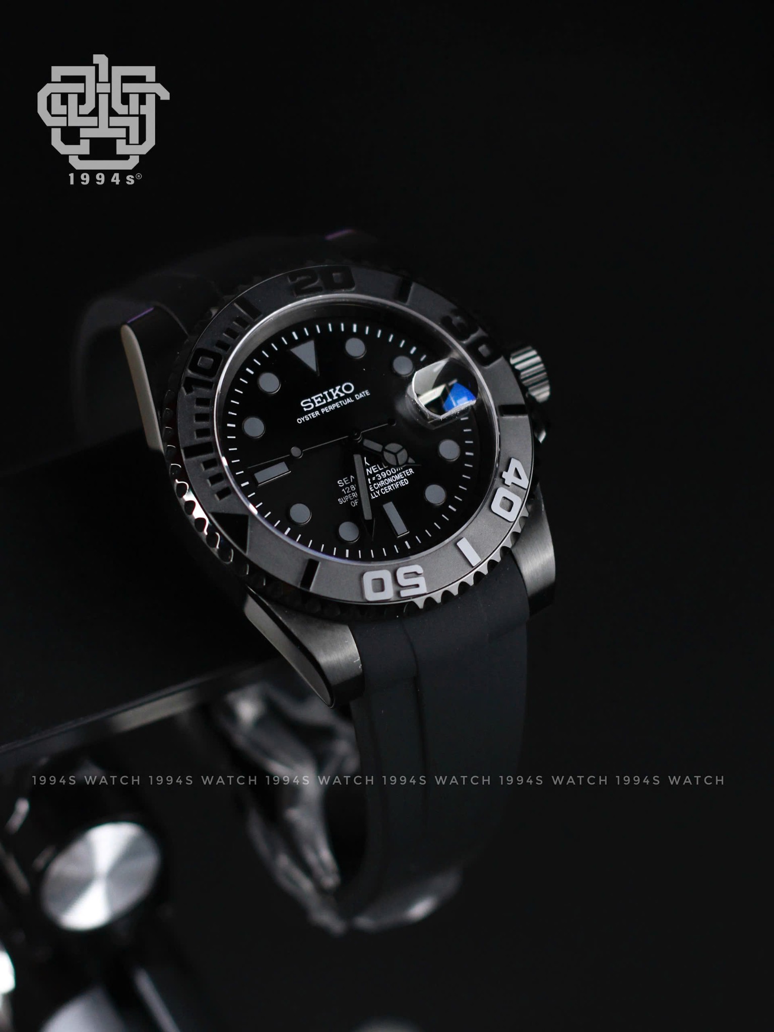 Seiko Mod -  Black Yatch Master