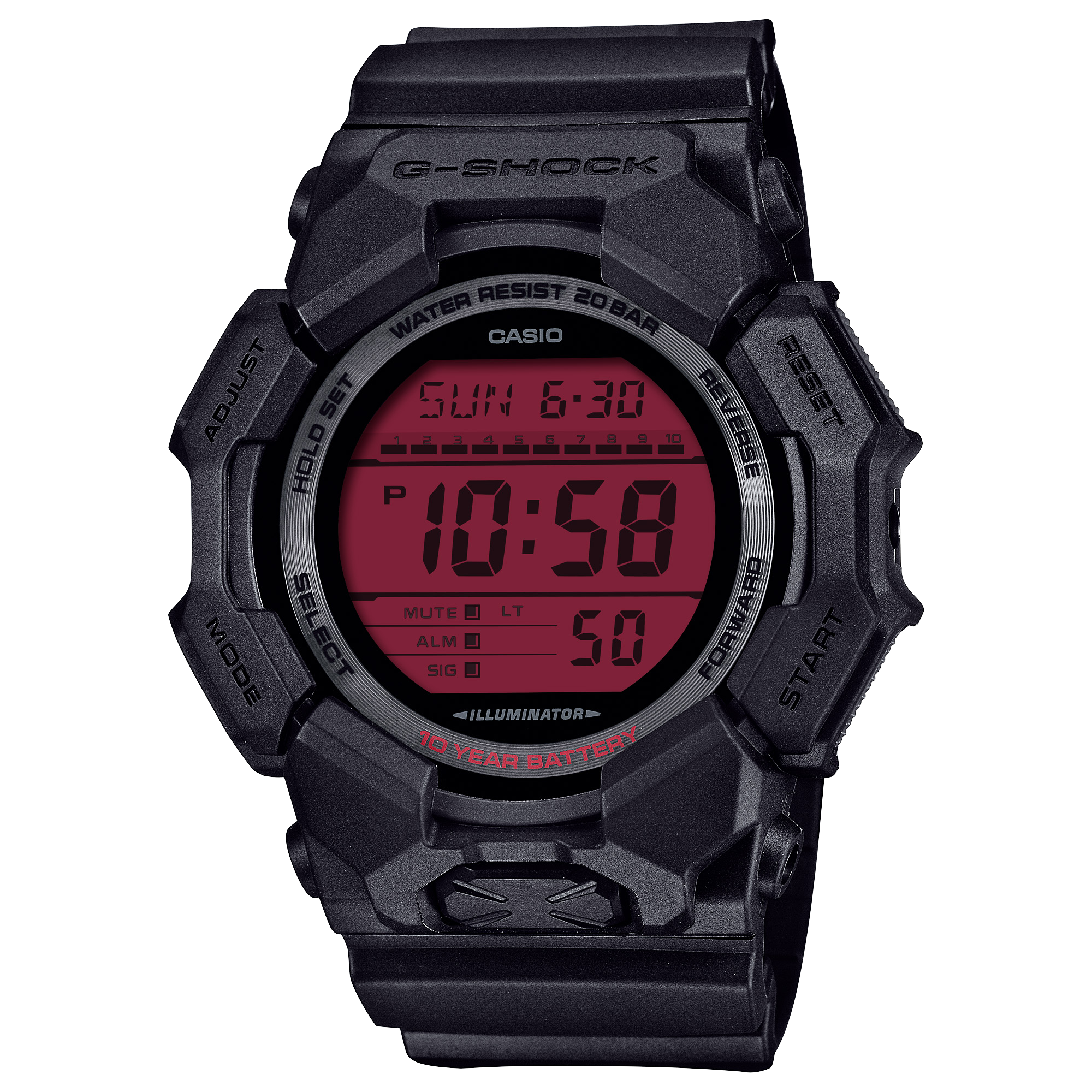 CASIO G-SHOCK GD-010BBR-1