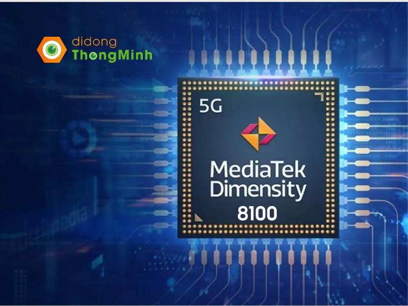 Thiết bị được cung cấp sức mạnh bởi con chip MediaTek Dimensity 8100