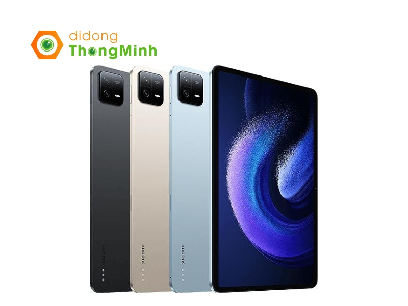 Xiaomi Pad 6 khá mỏng và chỉ nặng khoảng 490 g