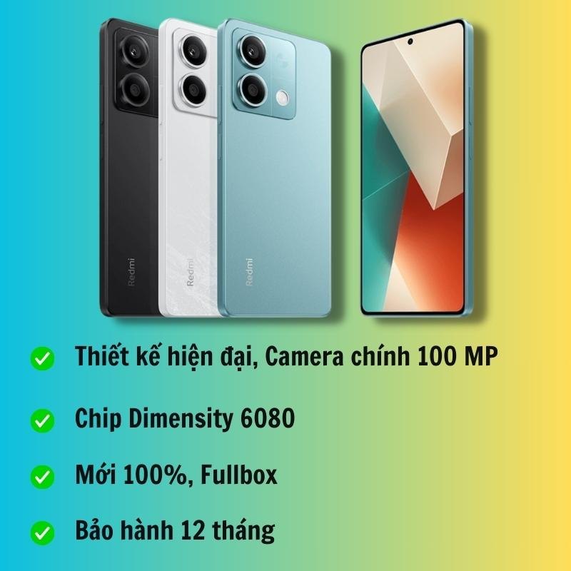 Xiaomi Redmi Note 13 5G 6GB/128GB Cũ Fullbox