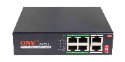 Switch Poe 4 port ONV H1064PLS 10/100M 6-port AI PoE switch