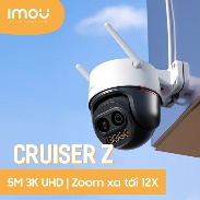 Camera Ngoài Trời Cruiser Z iMOU 3K 5MP (IPC-S7DP-5M0WEZ) Ống kính kép,  Zoom xa tới 12X