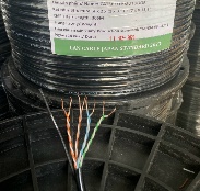 Dây Cáp 8 Lõi Có Cường Lực ( Sợi Cứng ) 305M Chuyên Camera (CAT5E + Cường  lực)