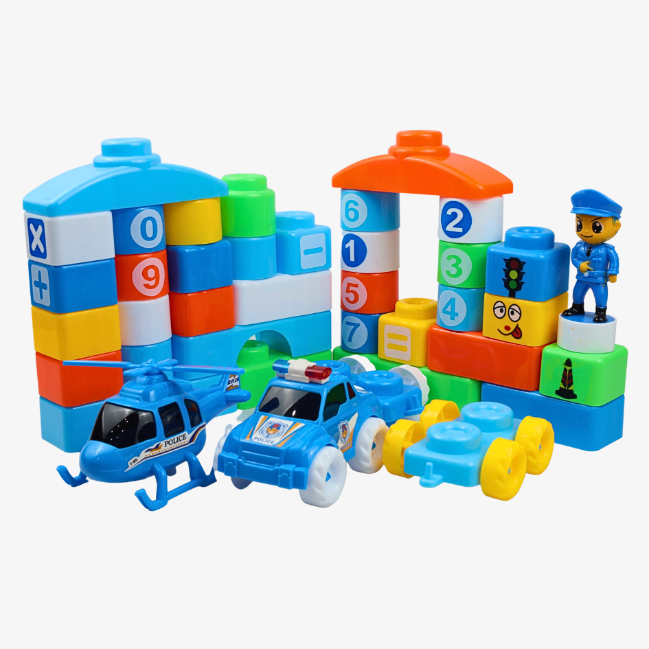 Túi Xếp Hình Cảnh Sát 50 Chi Tiết 6002