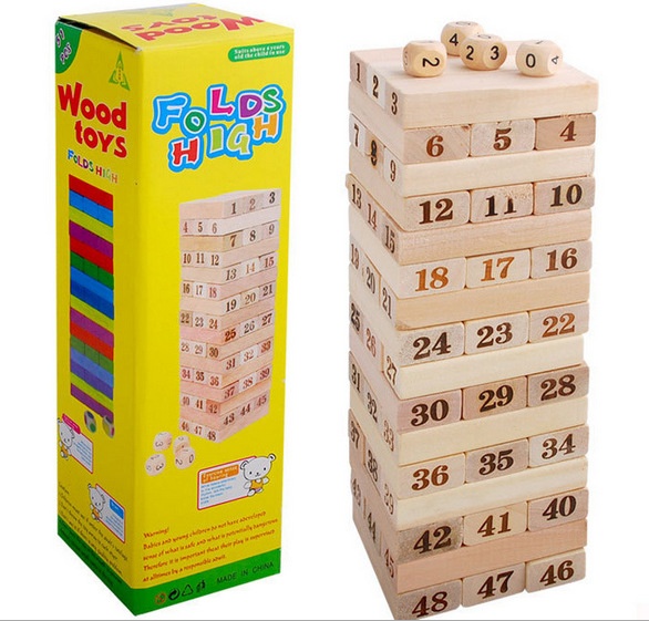 Đồ Chơi Rút Gỗ Số 48 Thanh Lớn D155