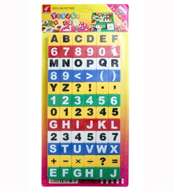 Vĩ chữ cái số nhựa 0365