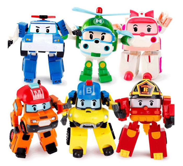 Bộ Poli Car 6 Nhân Vật 83168-6