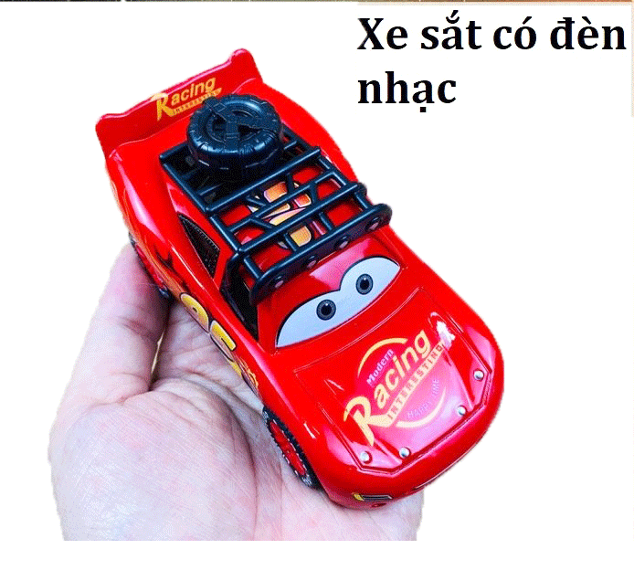 Xe Mặt Cười Màu Đỏ Kim Loại