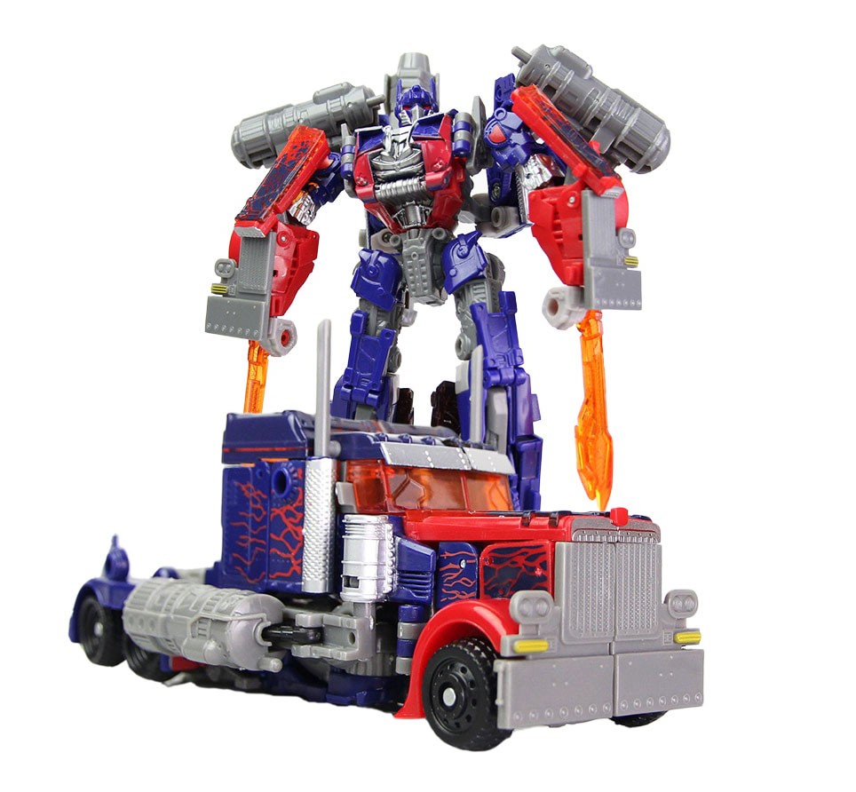 Hộp Ráp Robo Biến Hình Xe Tải Đỏ H601
