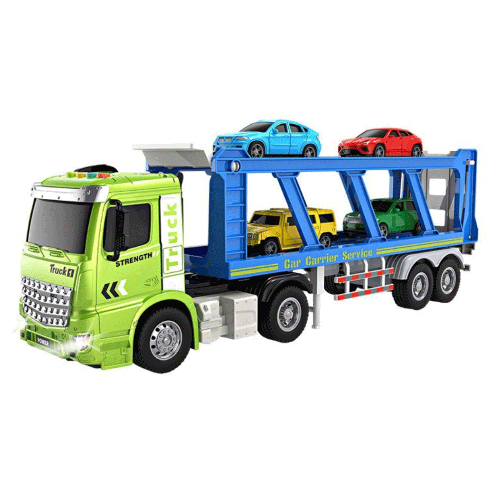 Xe Tải Chở 4 Xe Nhỏ Chạy Trớn 9814