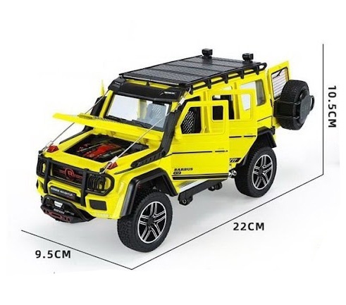 Xe Mô Hình Kim Loại Tỉ Lệ 1:24 Brabus G550