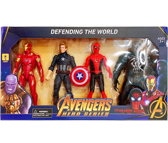 Hộp siêu anh hùng 4 con 5990-17