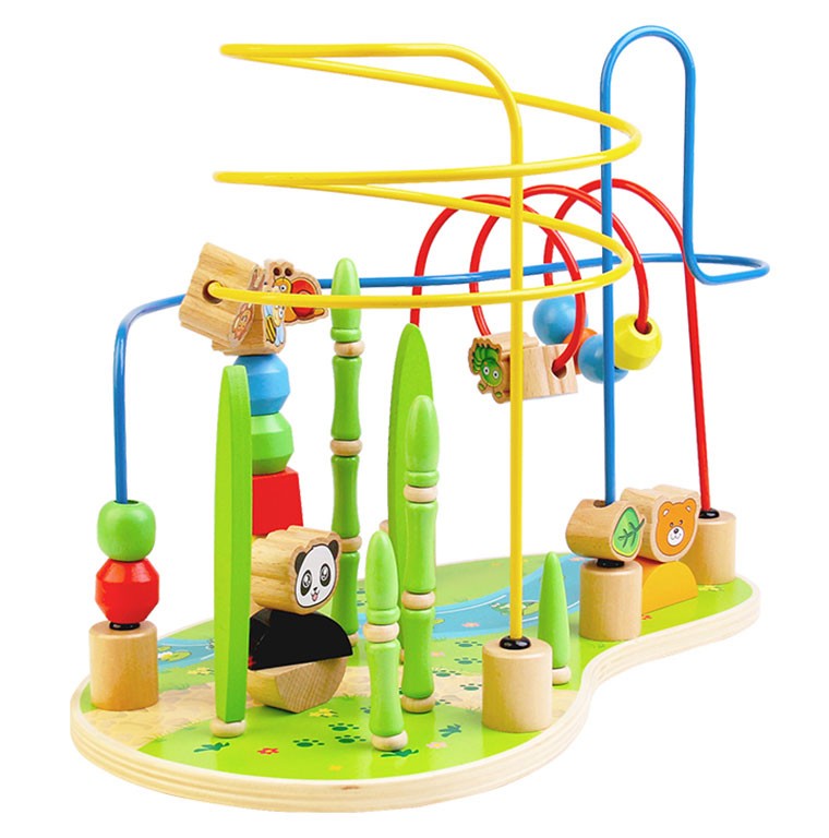 Hộp Đồ Chơi Luồn Hạt Gổ Tư Duy 2768