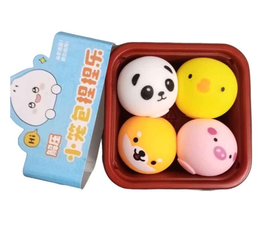 Hộp 4 Bánh Bốp Mềm Hình Thú Dể Thương 245-4