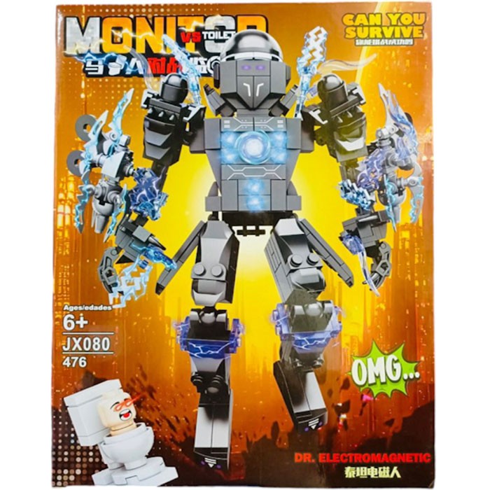 Lego Lắp Ráp Skibidi Toilet JX080