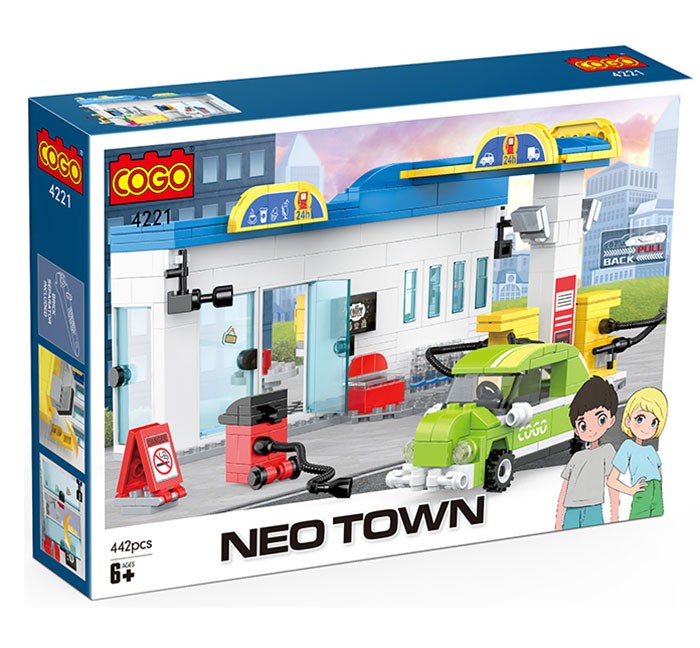 Lego Lắp Ráp Trạm Xăng 4221