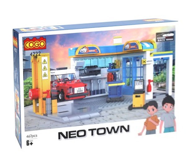 Lego Lắp Ráp Gara Sửa Xe 4222