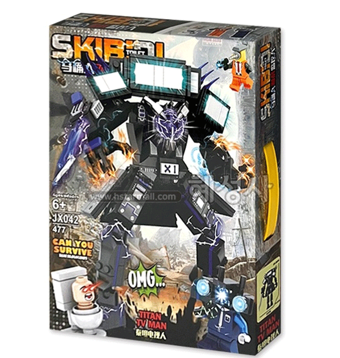 Lego Lắp Ráp Skibidi Toilet Titan Tv Man JX042