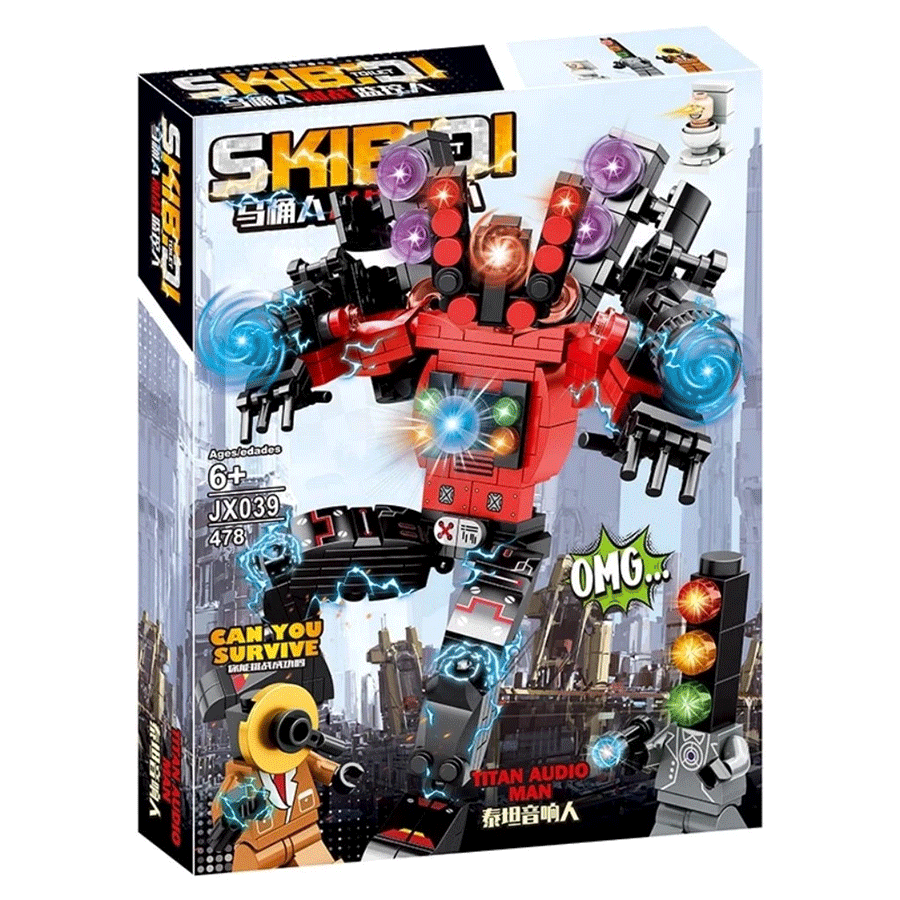 Lego Lắp Ráp Titan Audio Man JX039