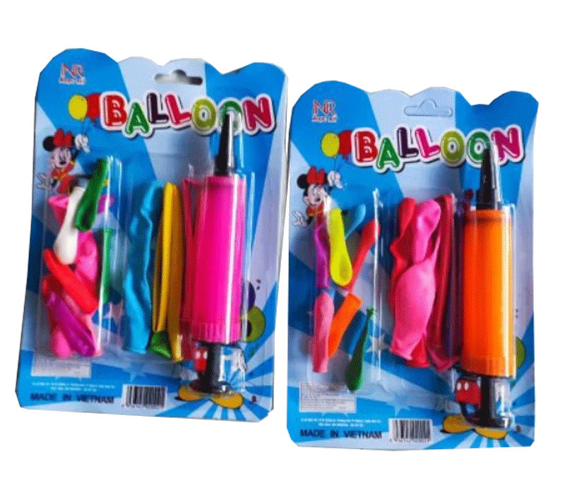 Vĩ bong bóng 2 ngăn Kèm Bơm 0021